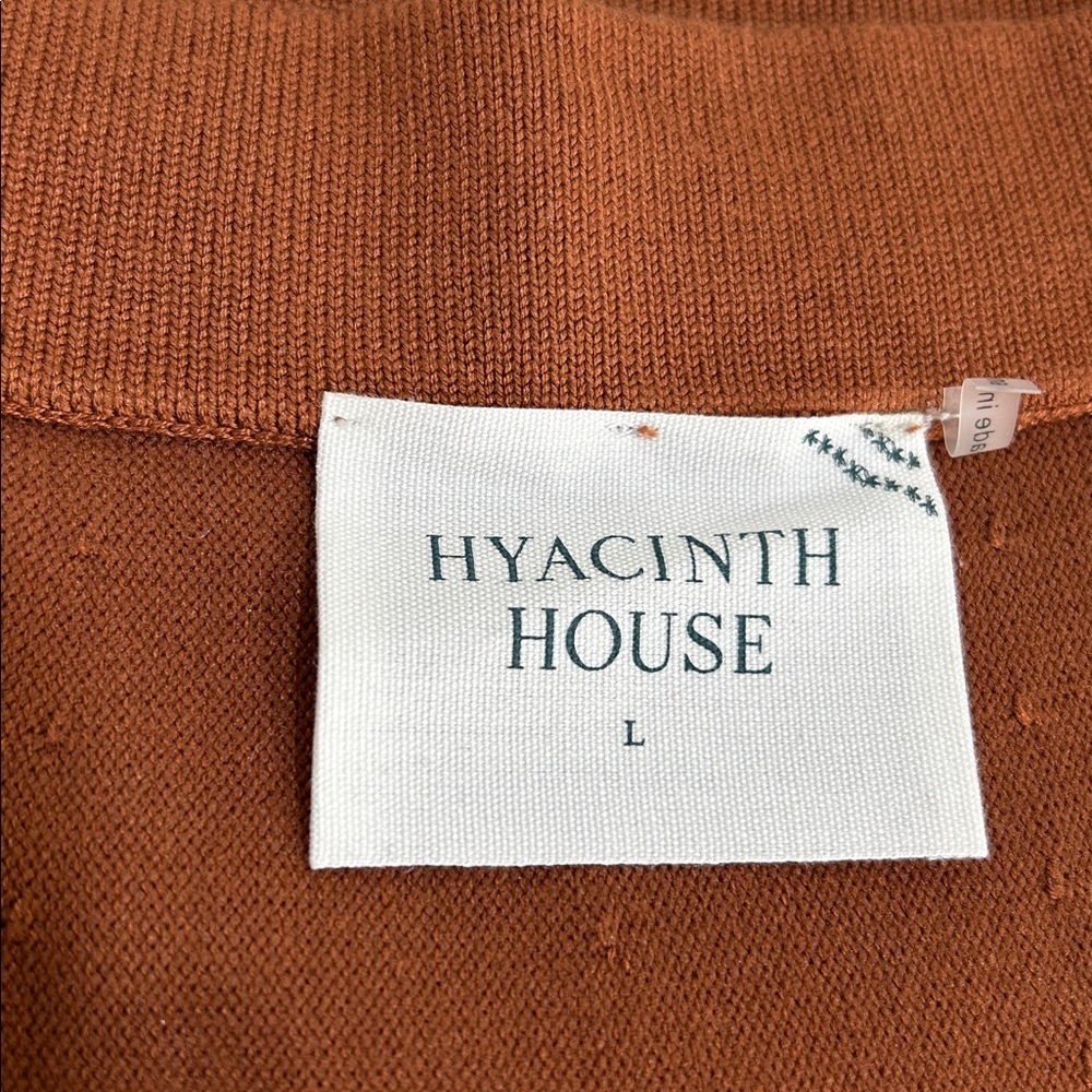 TUCKERNUCK HYACINTH HOUSE CHESTNUT CONNIE KNIT MINI SKIRT Sz LG NEW - Picture 8 of 9